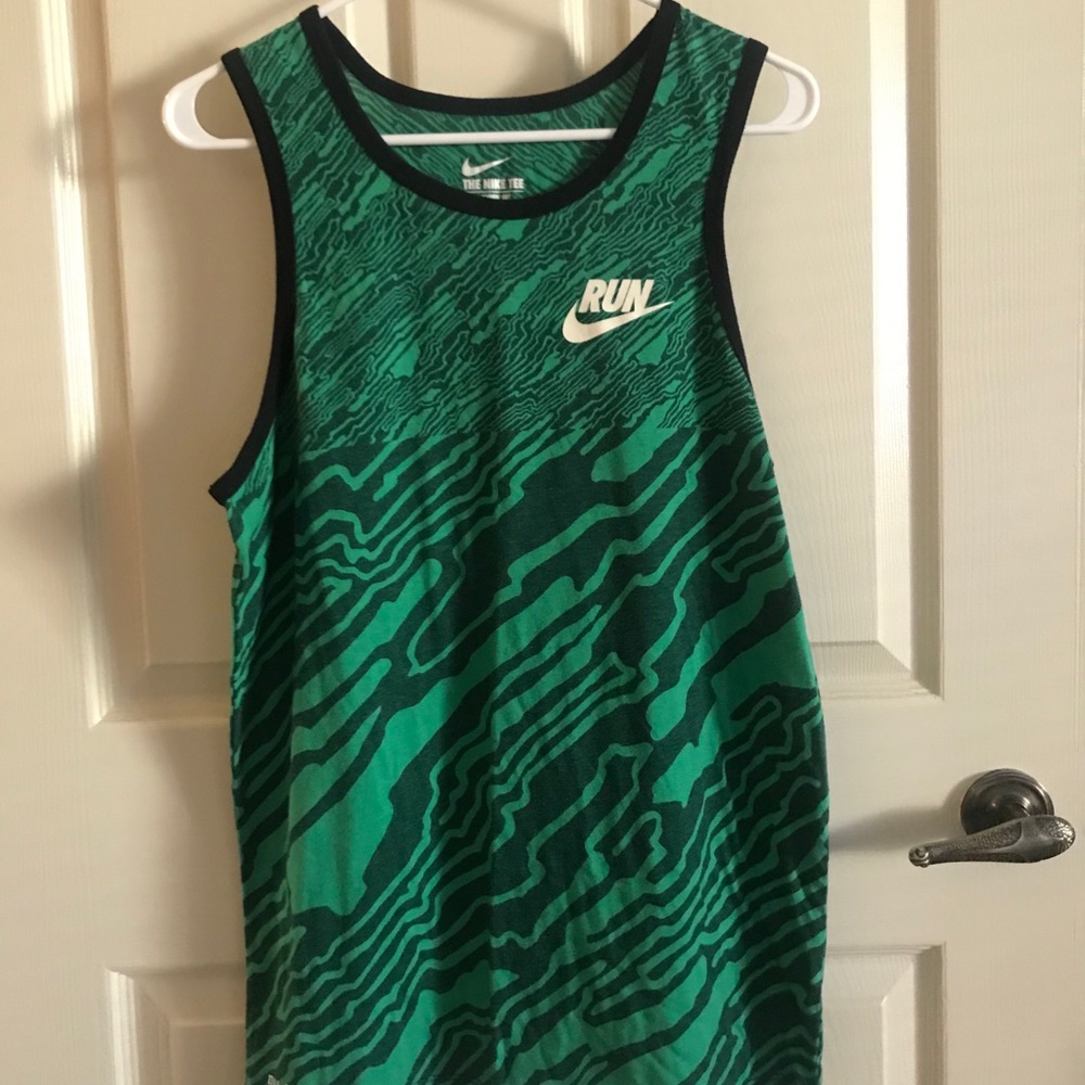 Nike Run Green Tank Top